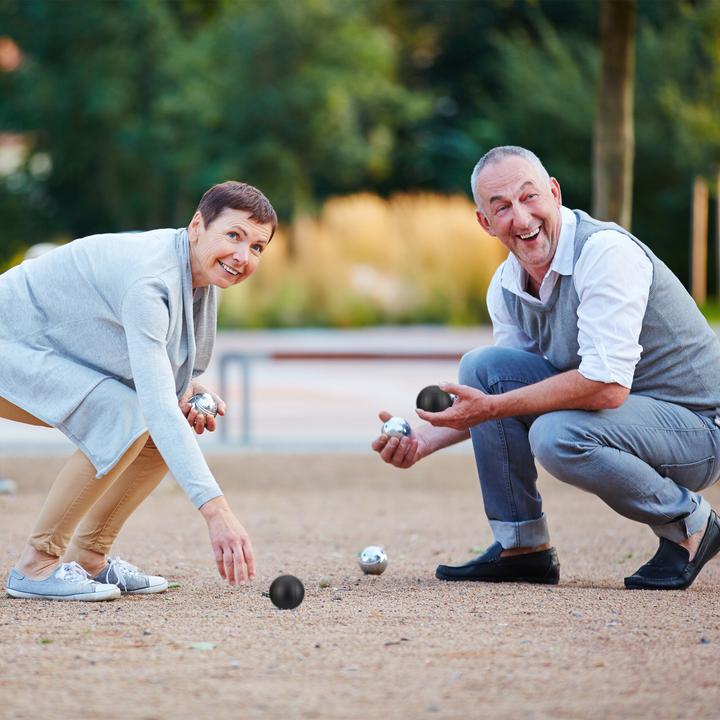 Immagine prodotto Relaxdays Palle da boule (8 x, 72 mm)