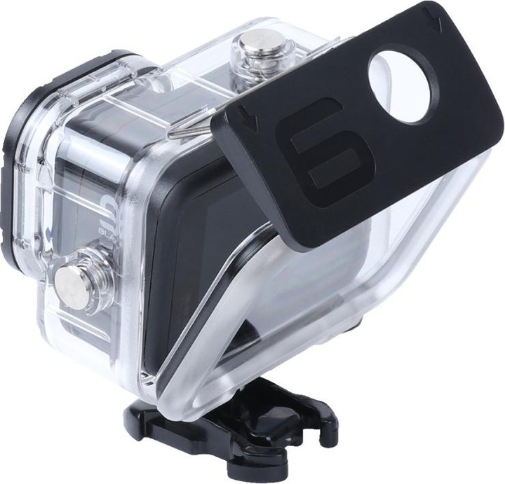 Actual product image Ueli Express GoPro Hero 12 / 11 / 10 / 9 housing with cable opening (Hero 11 Black, Hero 9 Black, Hero 10 Black, Hero 12 Black)