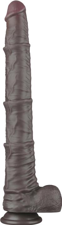 Image du produit Lovetoy Nature Cock - 16" Dual Layered Bendable Cock XXL - Schwarz