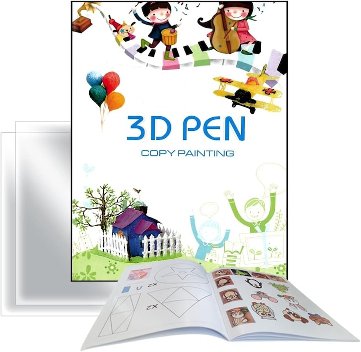 Image du produit Monox Livret de modèles pour stylo 3D, réutilisable