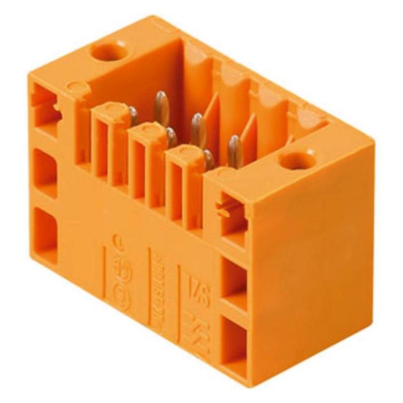 Weidmüller Stiftgehäuse-Platine B2L/S2L 3.50 Polzahl Gesamt 8 Rastermass: 3.50 mm, Elektronikkabel + Stecker, Schwarz