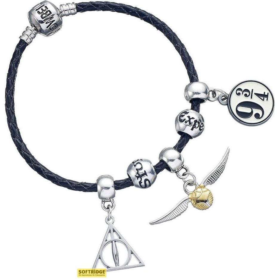 Thumbnail - Carat Shop, Armschmuck, Harry Potter: Schnatz / Heiligtümer / 9 3/4, (19 cm, Versilbert)