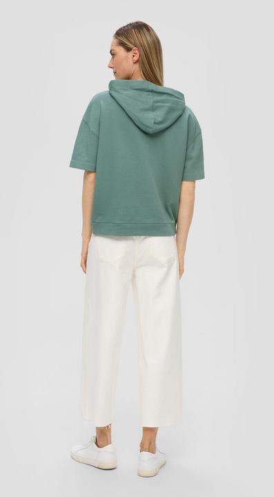 Produktbild s.Oliver Sweatshirt Hoodie mit halblangen Ärmeln (46)