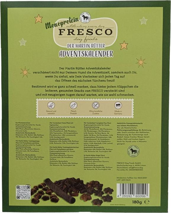 Actual product image Fresco Martin Rütter Adventskalender (Adult, 1 pcs., 180 g)