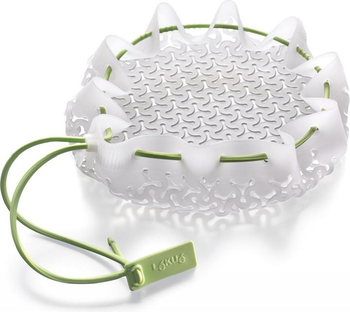 Produktbild Lékué Kochnetz Silikon weiss/grün, Ø31cm