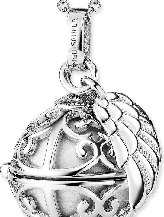 Immagine prodotto Engelsrufer Collana Angelcaller con palla canterina e ali in argento (Ottone, Argento 925, 45 cm)