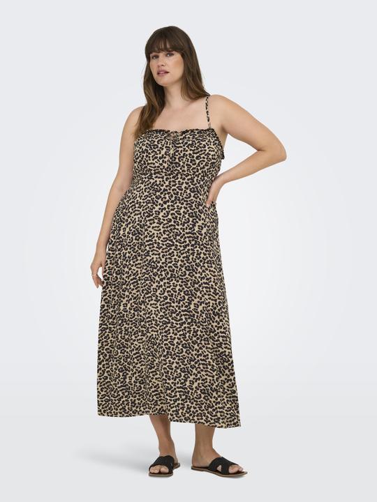 Produktbild Only Normal geschnitten U-Ausschnitt Curve Schmale Träger Midikleid Kleid (50)