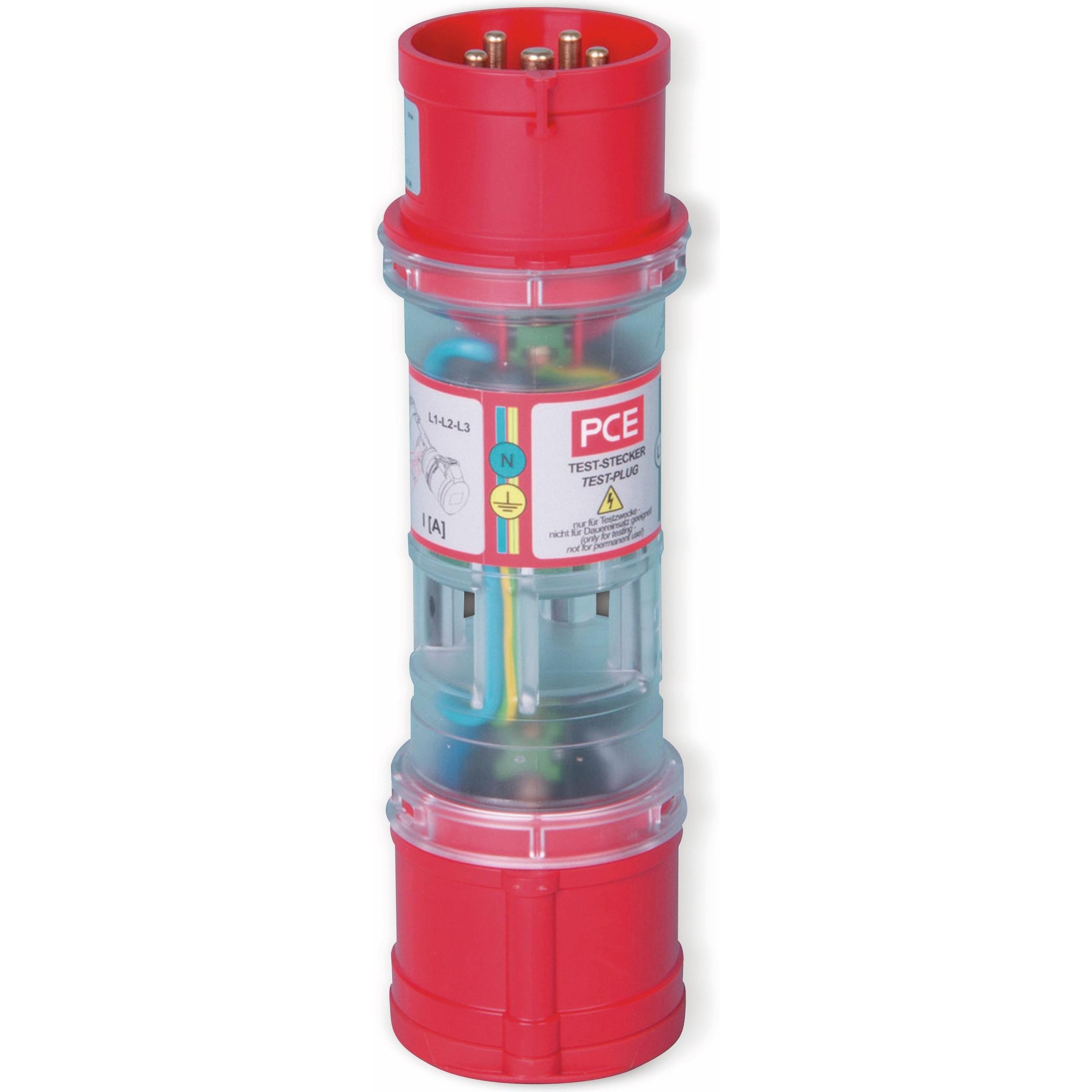 PCE, Steckdose, 9434250 Strommessstecker o.Drehfeldanz. 32A IP44