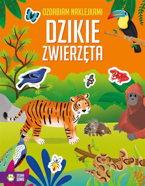 Produktbild Zielona Sowa Ich dekoriere mit Aufklebern. Wilde Tiere