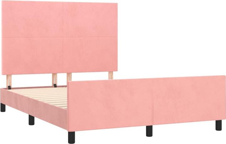 Image du produit vidaXL Bettgestell mit Kopfteil (140 x 190 cm)