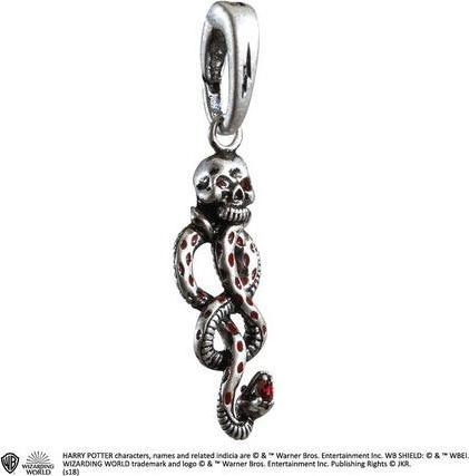 Image du produit Noble Collection Harry Potter breloque Lumos Dark Mark (Laiton argenté)