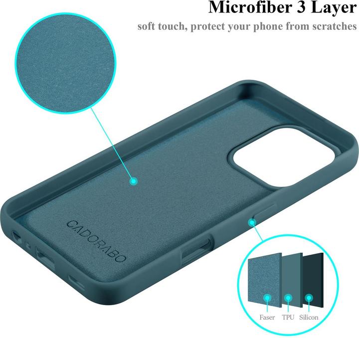 Immagine prodotto Cadorabo Custodia per Apple iPhone 16 PRO MAX TPU Liquid Silicone Case (Apple iPhone 16 Pro Max)