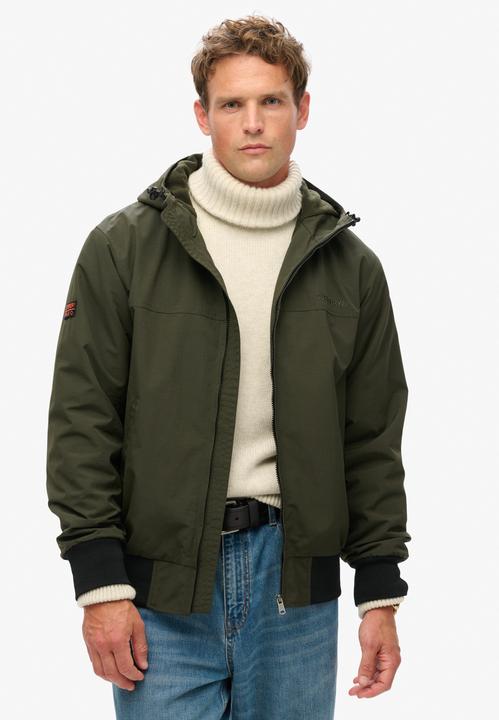 Actual product image Superdry Surplus Nylon Hooded Bomber (L)