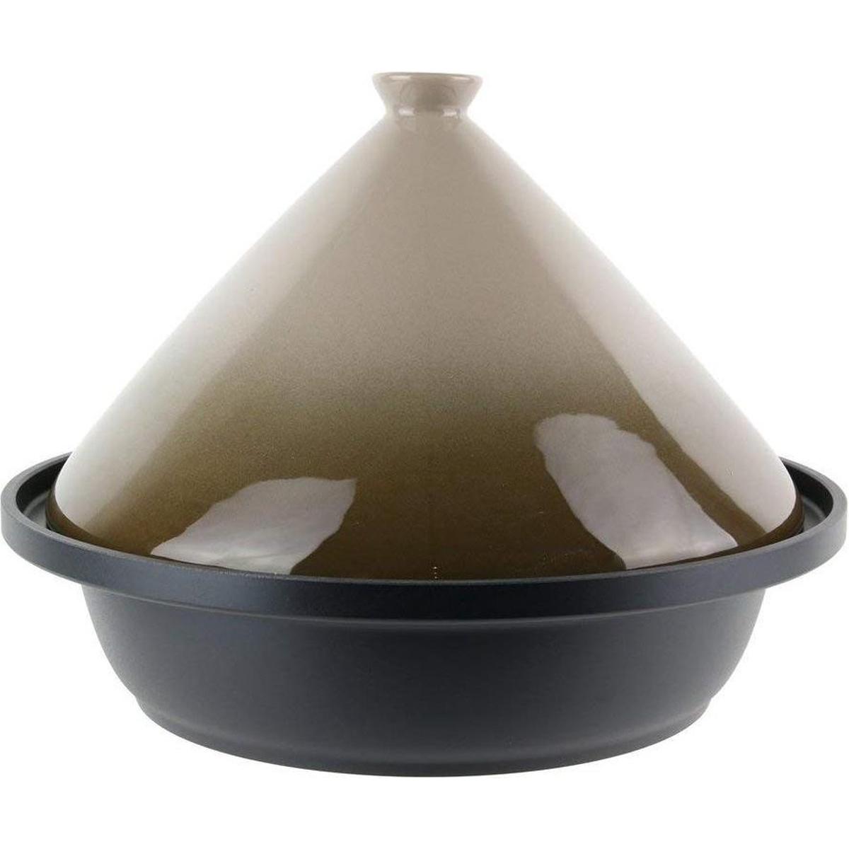Tefal Tajine, Padella + Pentola, Marrone, Nero