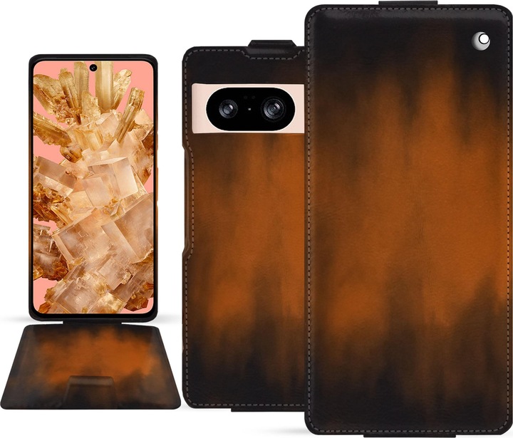 Actual product image Noreve Vertical leather shell (Google Pixel 8)