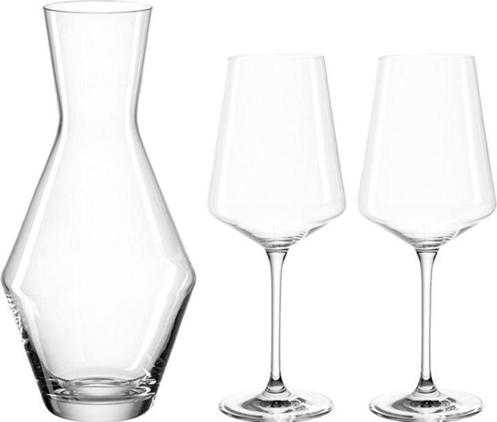 Leonardo Puccini carafe with wine glasses 3tl (100 cl, 1 Glass, White wine glasses)