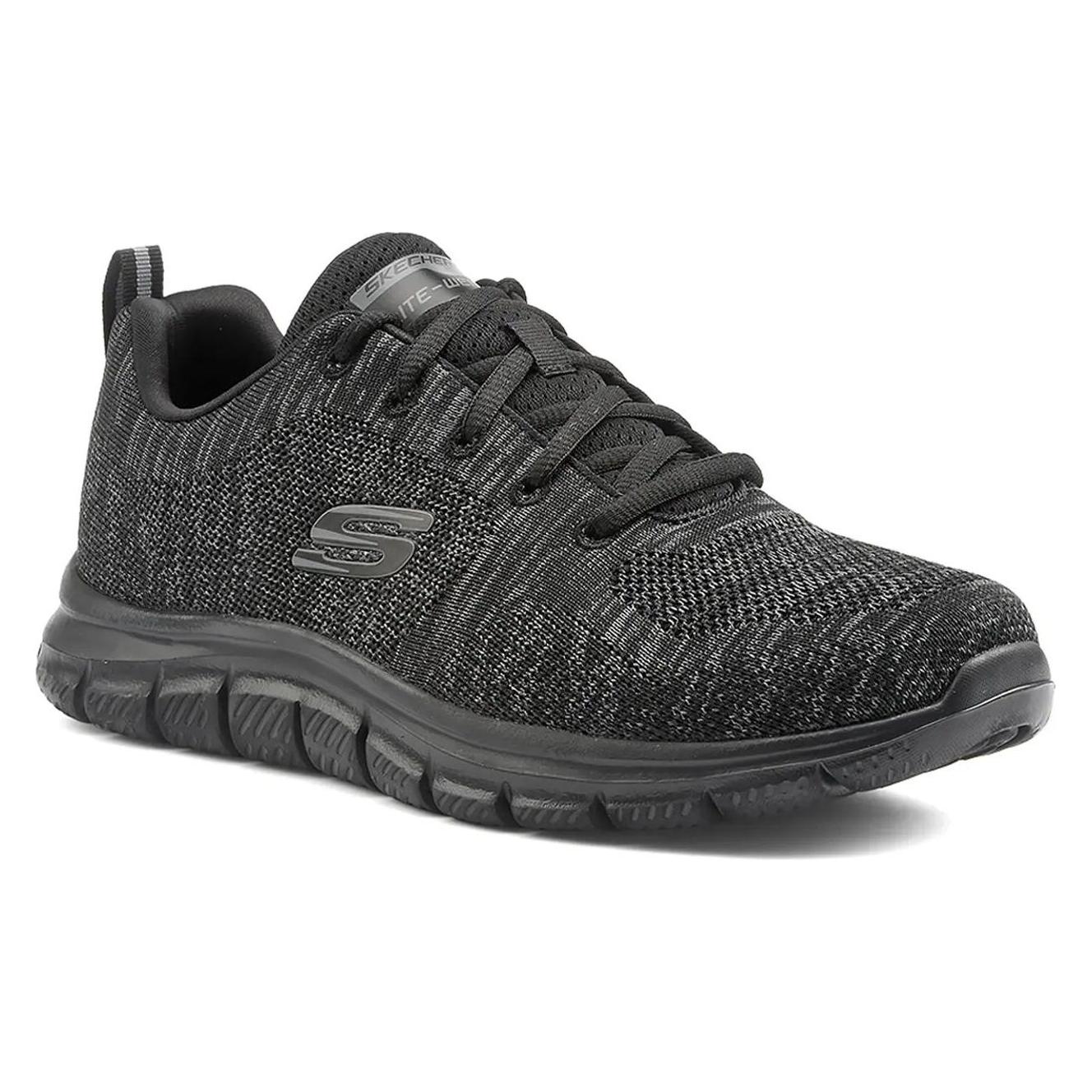 Skechers, Mannen, Sneakers, Spoor, Zwart, (44)