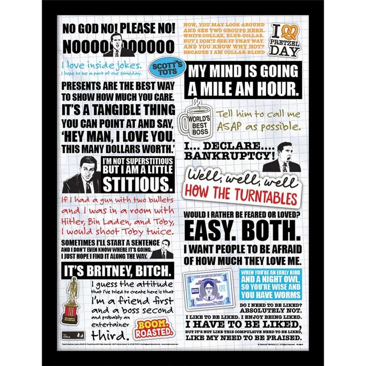 Produktbild The Office Poster Zitat