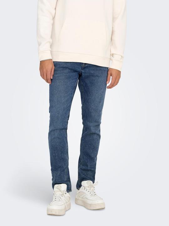 Actual product image Only & Sons ONSLOOM Niedrige Taille Slim Fit Jeans Slim Fit Jeans (W28/L30)