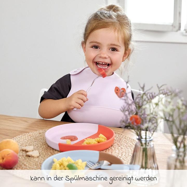 Produktbild Lassig Silikon Lätzchen Herz (6 Monate)