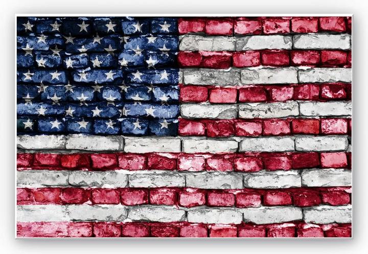 Immagine prodotto Trenddeko Stelle e strisce (100 x 70 cm)