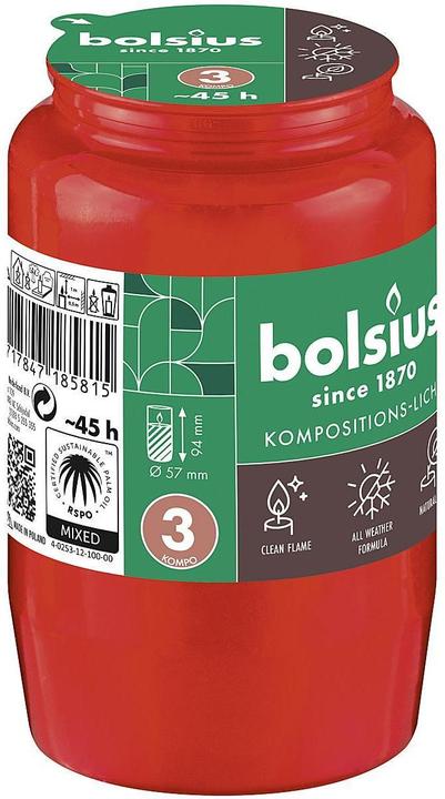 Image du produit Bolsius Lumière compound n°3 rouge (1 pcs)