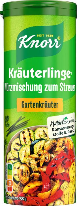 Image du produit Knorr Kräuterlinge Mélange de condiments à saupoudrer Herbes du jardin (60 g)