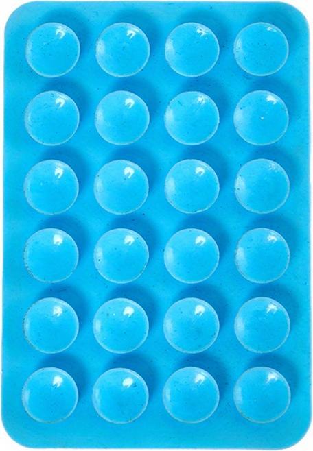 Actual product image PhoneLook Support universel pour smartphone Fixation autocollante en silicone avec ventouses clair