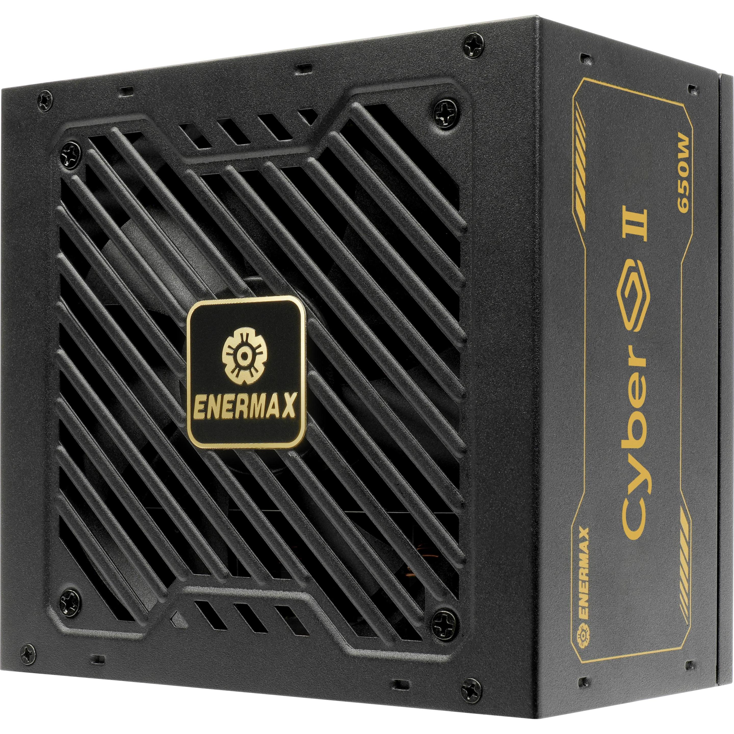 Thumbnail - Enermax Power Supply 650W CyberG II 80+ Gold Black non-mod (650 W), PC Netzteil, Schwarz