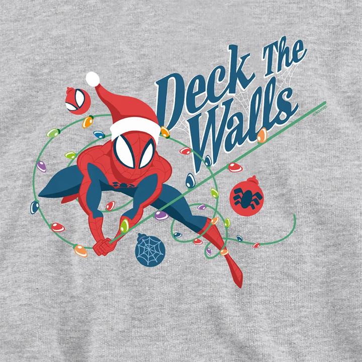 Image du produit Spiderman - Sweat à capuche DECK THE WALLS - Enfant (116)