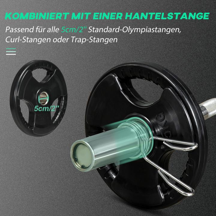 Produktbild SportNow Hantelscheibe mit 5 cm Bohrung (2 x 15 kg)