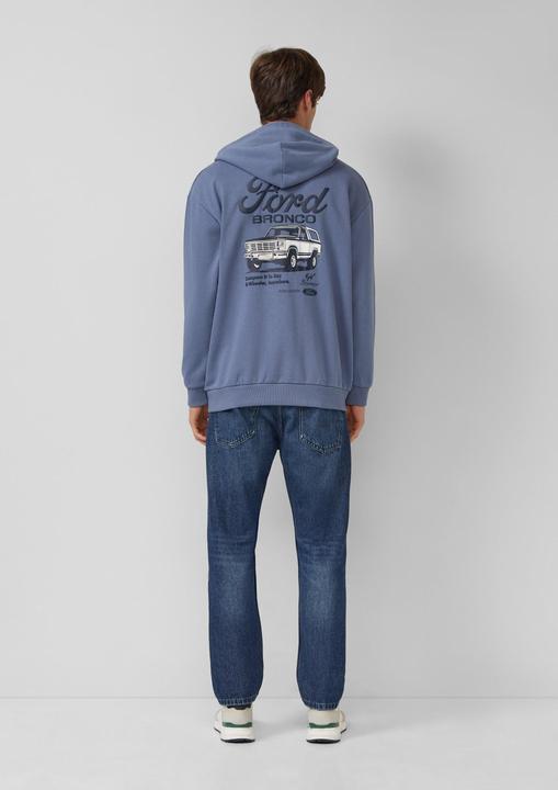 Produktbild s.Oliver Sweatshirt Softer Hoodie im Relaxed Fit mit Artwork (L, S)