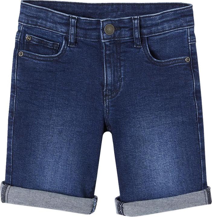 Image du produit Vertbaudet Jungen Jeansshorts BASIC OEKO-TEX®, Bundweite verstellbar (98)