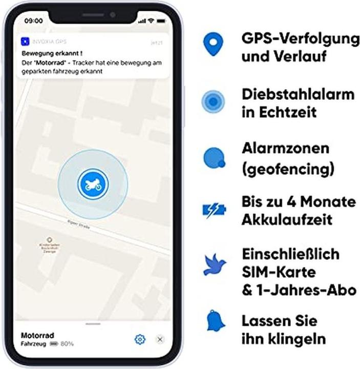 Image du produit Invoxia GPS Tracker Pro (abonnement d'un an inclus) (Android, iOS)
