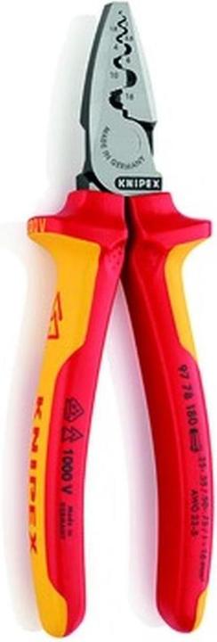 Produktbild Knipex Crimpzange für Aderendhülsen (180 mm)