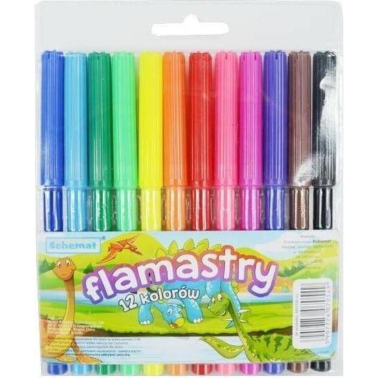 Schemat, Evidenziatori, Marker 12 Farben