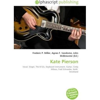 Kate Pierson, Fachbücher