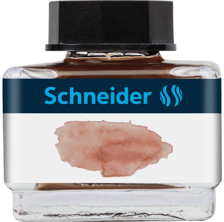 Actual product image Schneider Ink glass 15ml pastel cognac (Brown, 1 pcs.)