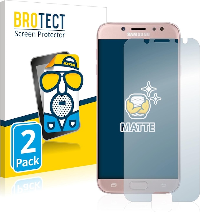 Produktbild BROTECT Entspiegelungs-Schutzfolie Displayschutz Matt (2 Stück, Samsung Galaxy J7 2017)