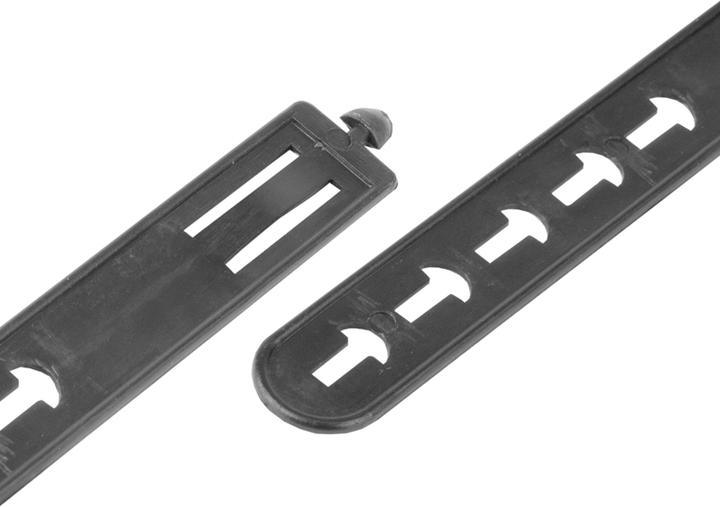 Produktbild Steffen Kabelbinder schwarz 130mm x 15.5mm lösbar, Pack à 100 Stk. (Kunststoffkabelbinder, 130 mm, 100 Stk.)