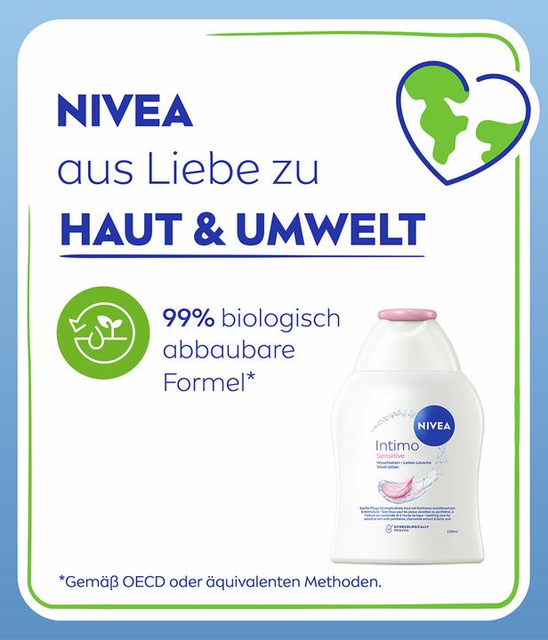 Produktbild NIVEA Intimo Sensitive Wash Lotion (Intimwaschlotion, 250 ml)