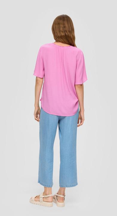 Immagine prodotto s.Oliver Bluse Viskosebluse mit V-Ausschnitt im Relaxed Fit (34)