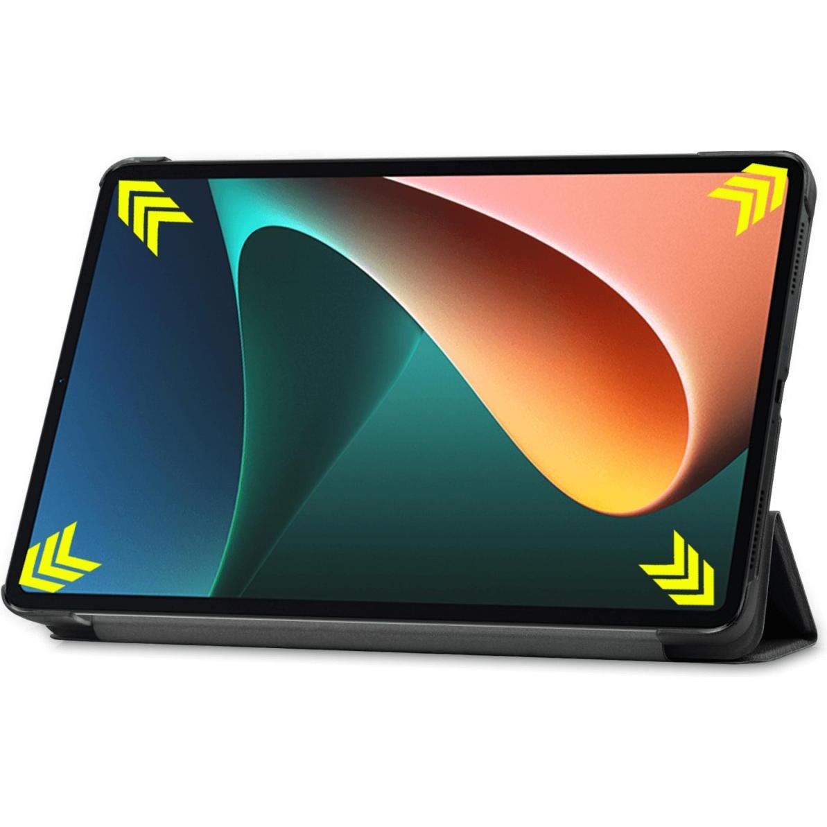 Thumbnail - Cover-Discount Xiaomi Pad 5 - Tri-fold Smart Case hellblau (Xiaomi Pad 5), Tablet Hülle, Blau