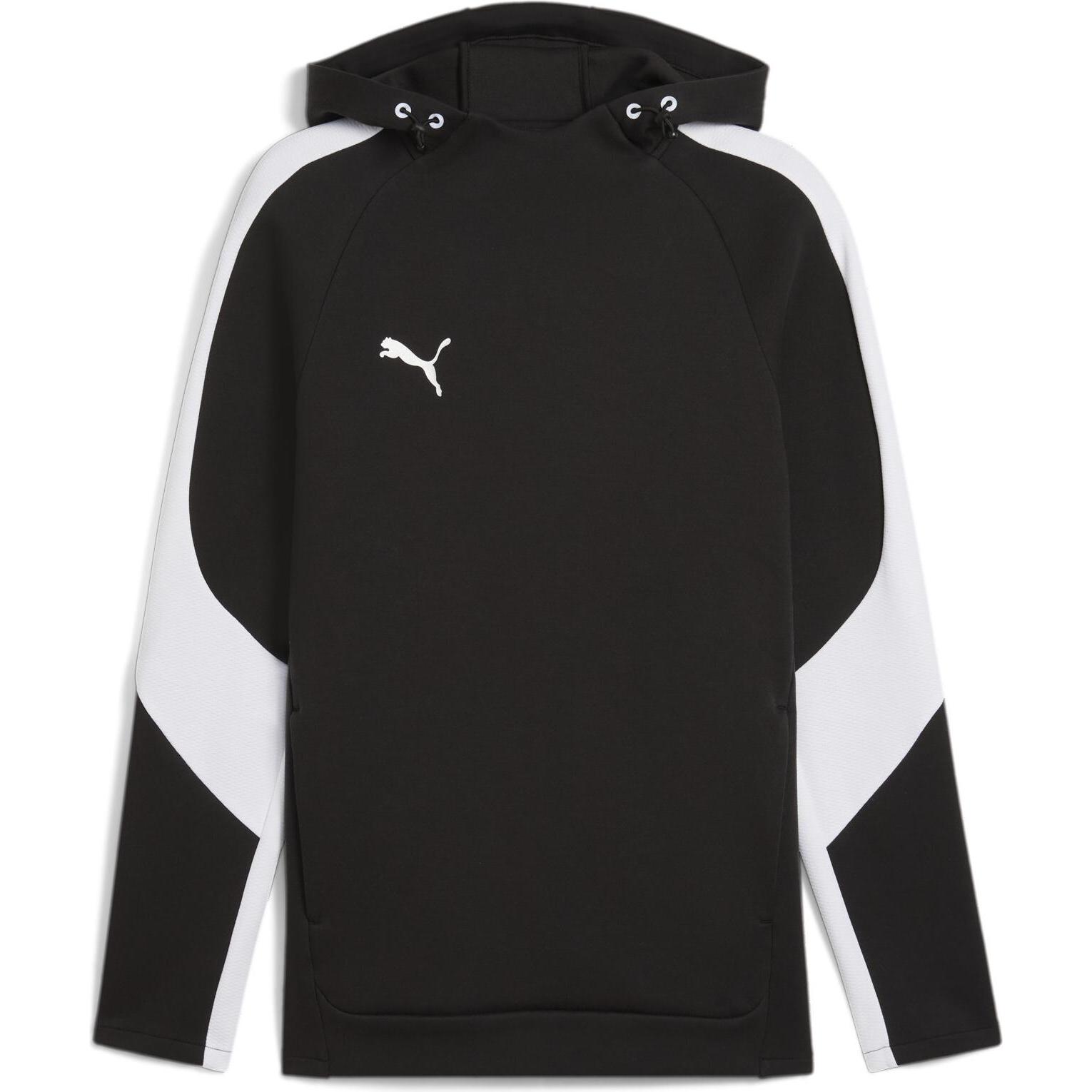 Thumbnail - Puma, Herren, Pullover, teamEVOSTRIPE Hoody, Schwarz, (XL)