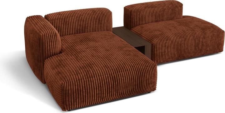 Image du produit Micadoni Canapé D'Angle Gauche Modulaire, "Martina", 2 Places, 285x176x75 Fabriqué en Europe (Canapé modulaire, Canapé d'angle)
