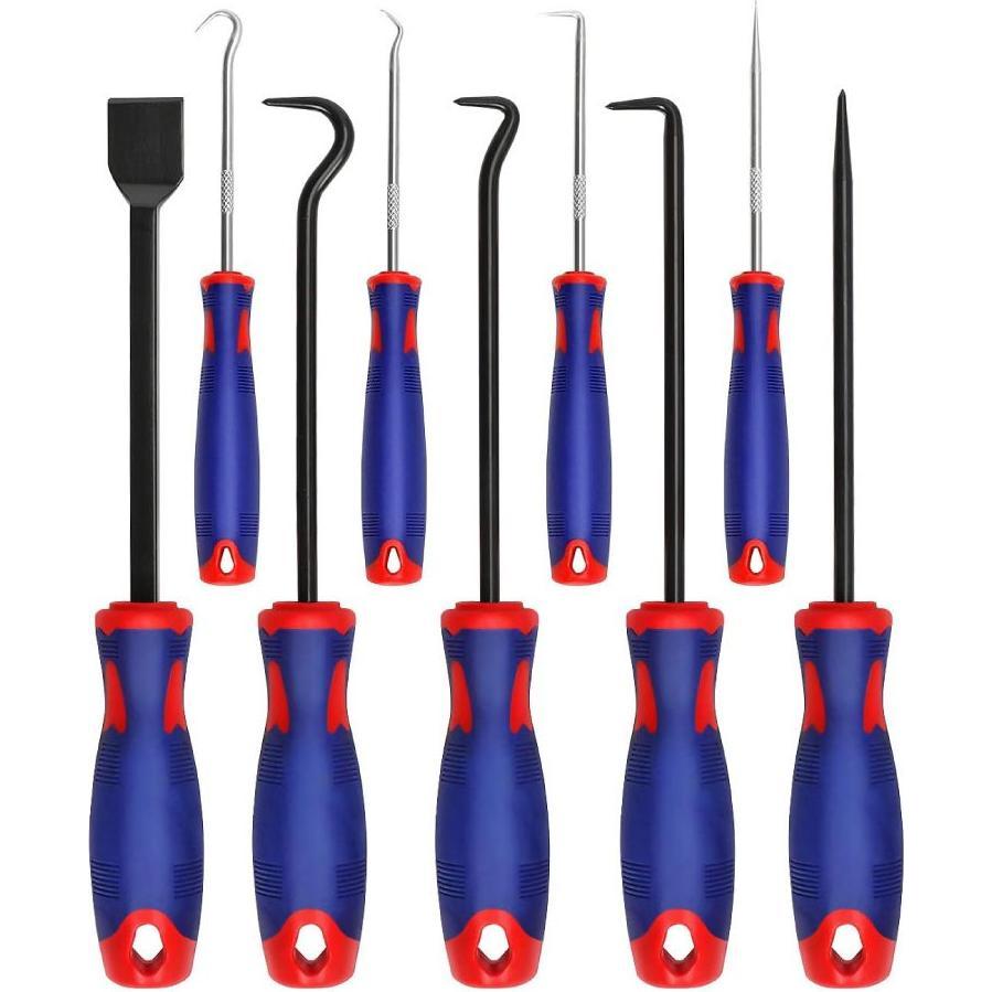 Workpro, Scalpello + Pialla, Precision hooks and picks, 9 piece set