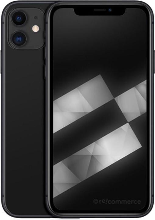 Immagine prodotto Re!commerce iPhone 11 (128 GB, Nero, 6.10", 12 Mpx, SIM + eSIM, A / Come nuovo)
