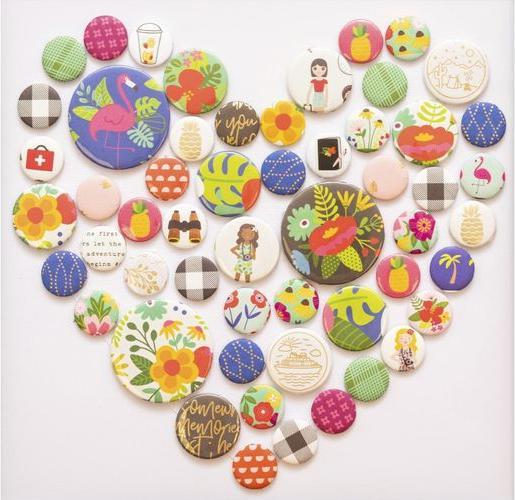 Actual product image We R Memory Keepers Button press