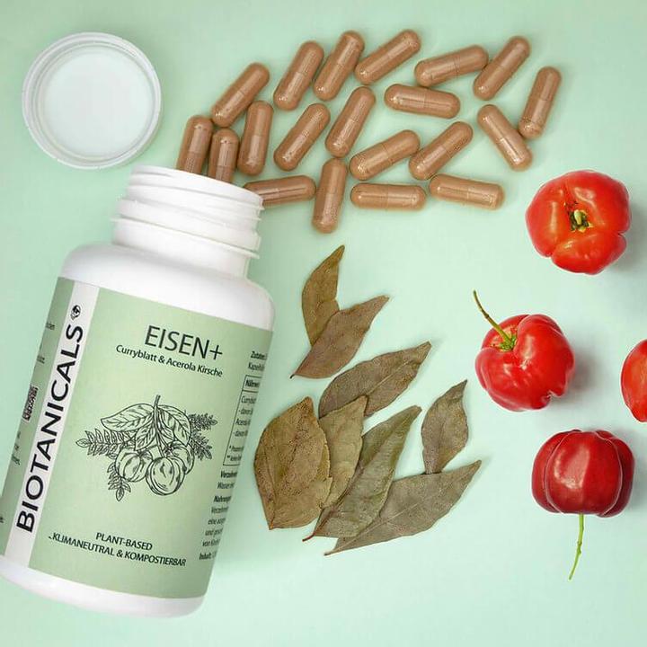 Actual product image Biotanicals Iron+ 120 capsules (120 Piece, Capsules, 85 g)