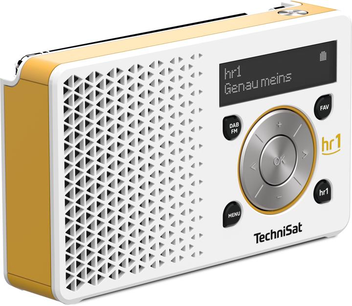 Produktbild TechniSat Digitradio 1 hr1 Edition weiss/gelb (DAB+, FM)